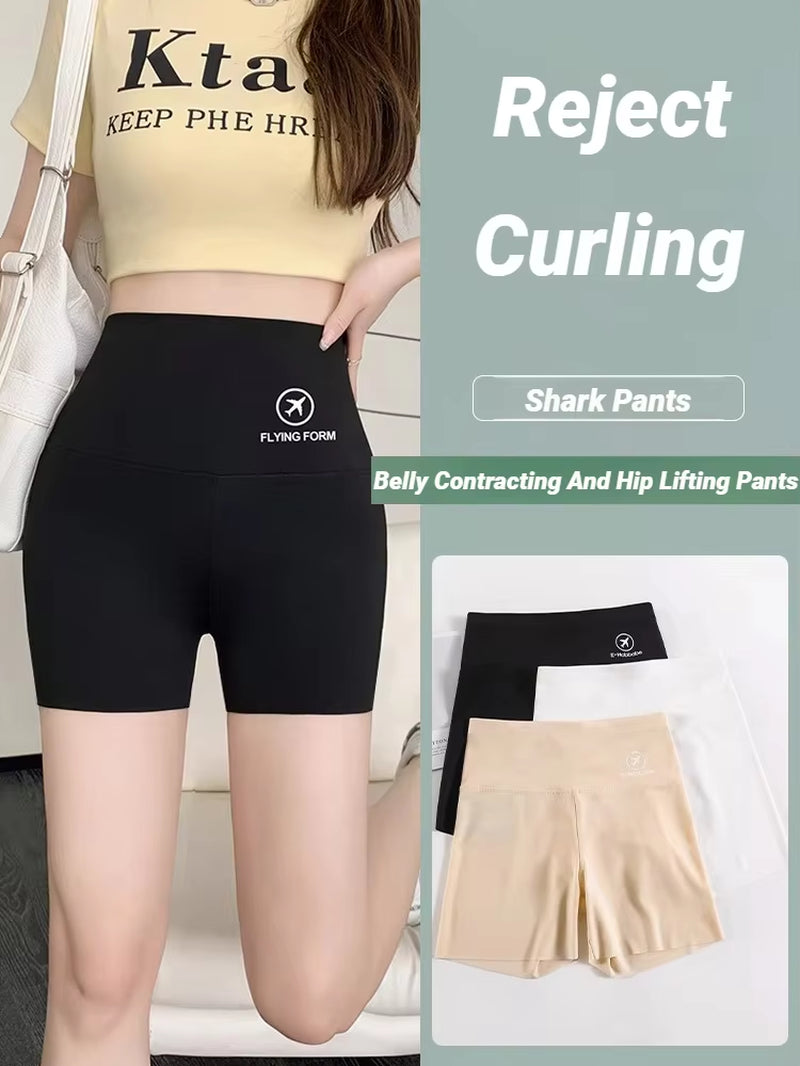 Women Yoga Sports Shorts High Waist Fitness Casuashort Trousers Female Tight for Ladies Workout Pantswomen Sexy Butt Lifter