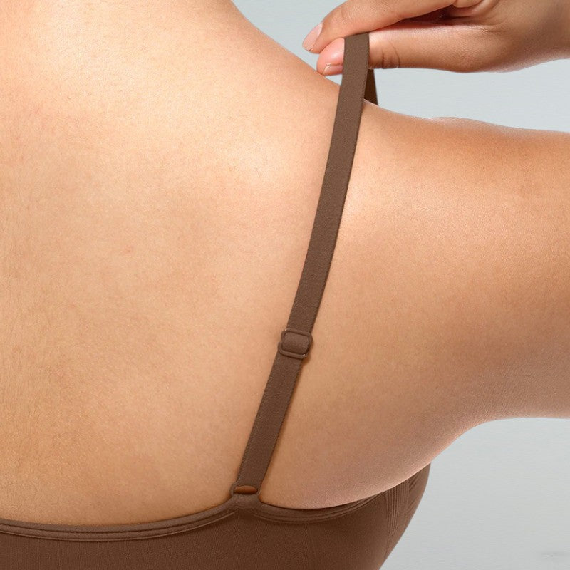 Super Sale V Neck Spaghetti Strap Bodysuit Compression Body Suits Open Crotch Shapewear Slimming Body Shaper Smooth Out Bodysuit