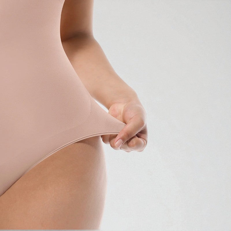 Super Sale V Neck Spaghetti Strap Bodysuit Compression Body Suits Open Crotch Shapewear Slimming Body Shaper Smooth Out Bodysuit