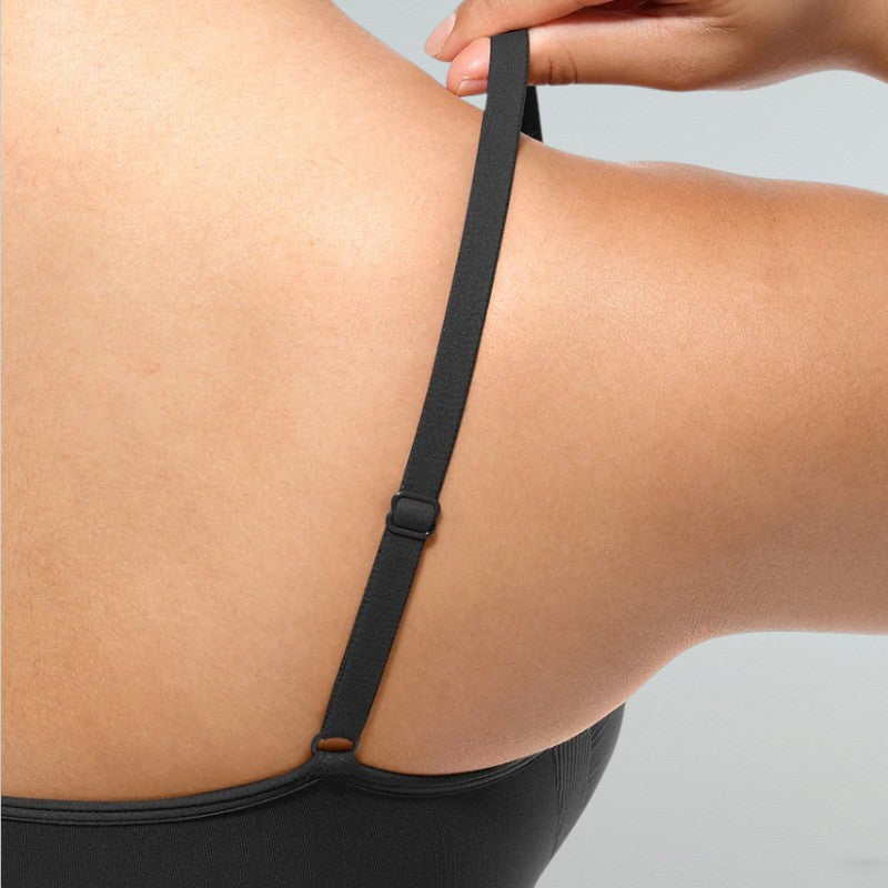 Super Sale V Neck Spaghetti Strap Bodysuit Compression Body Suits Open Crotch Shapewear Slimming Body Shaper Smooth Out Bodysuit